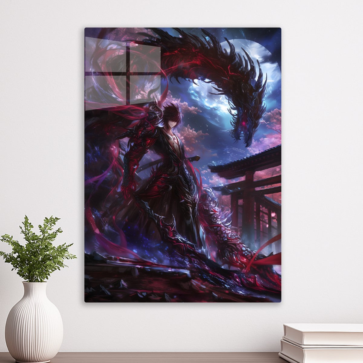 Dragon's Moonlit Guardian