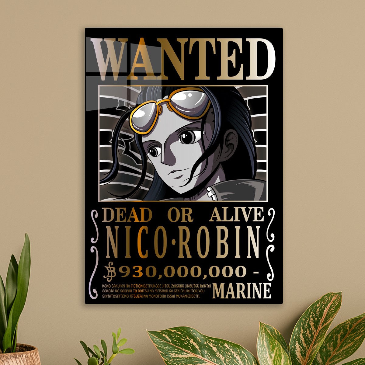 One Piece NICO Wanted Poster