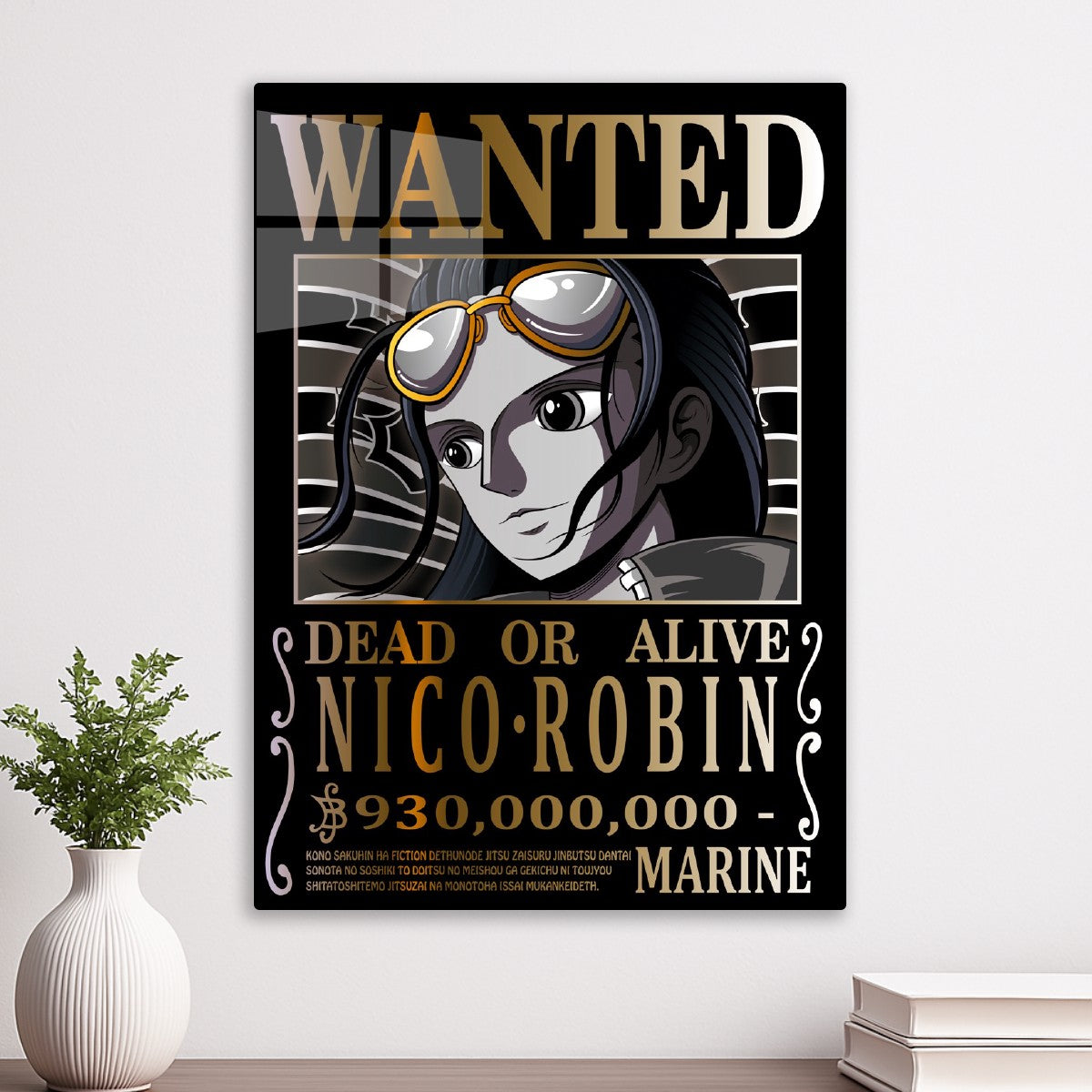 One Piece NICO Wanted Poster