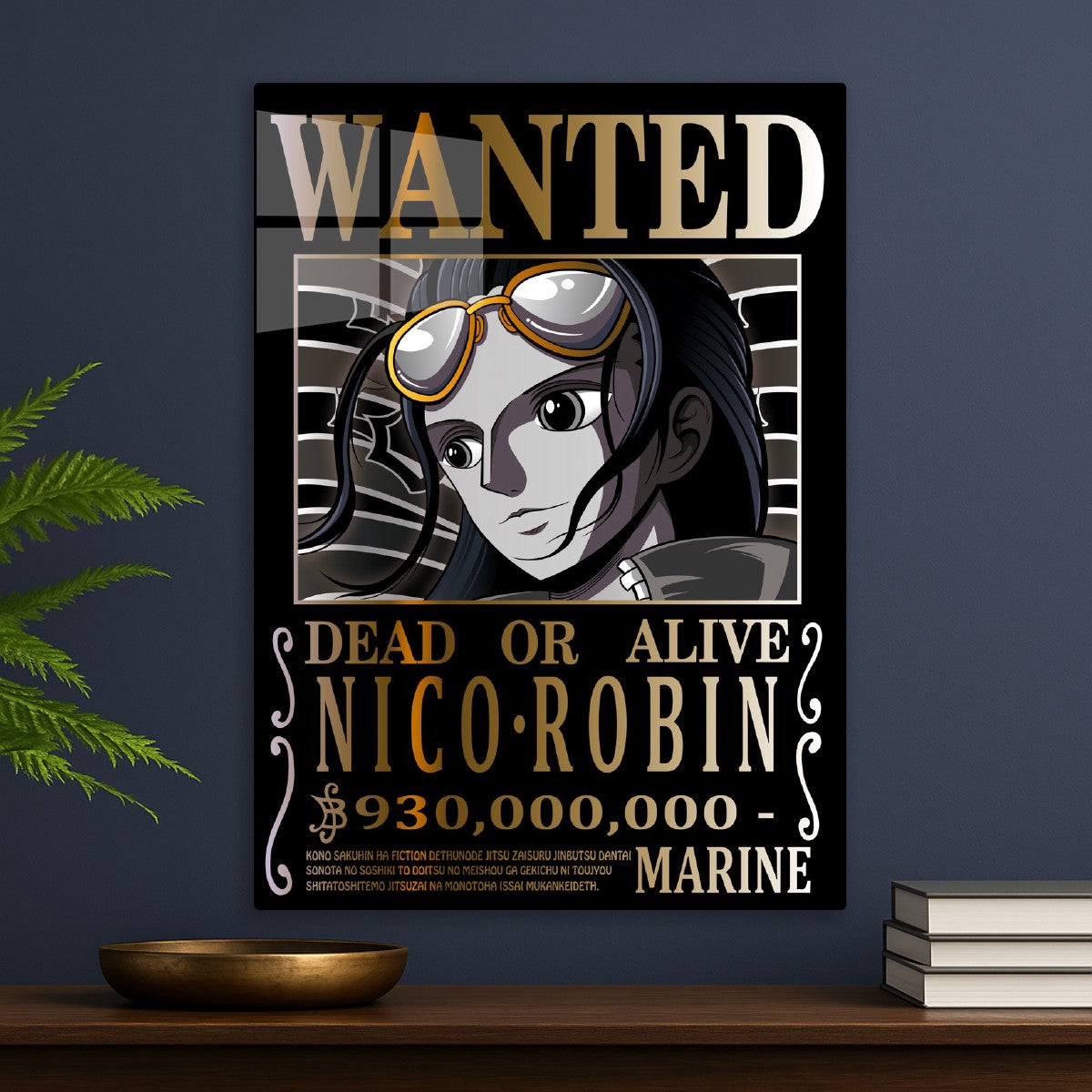 One Piece NICO Wanted Poster