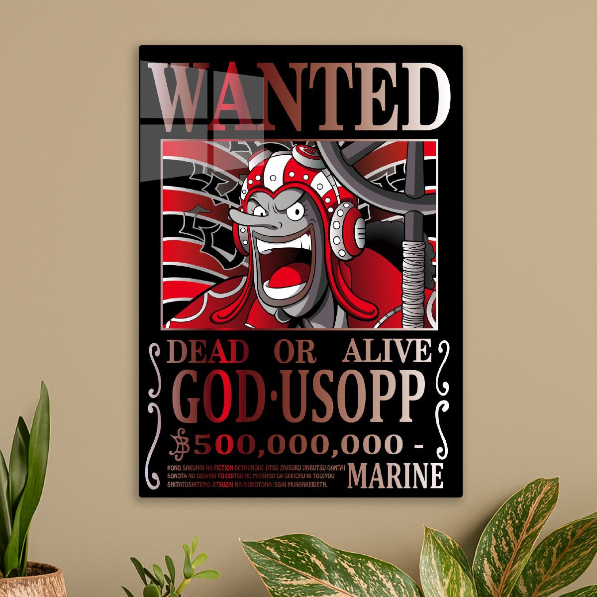 One Piece Usopp Wanted Poster