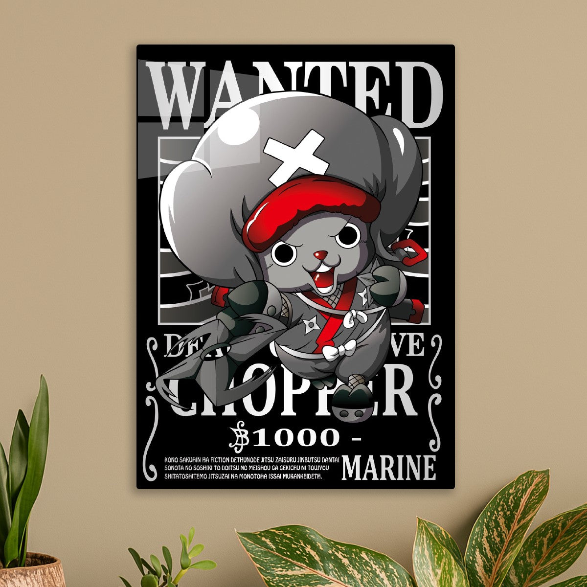 One Piece Chopper Wanted Poster