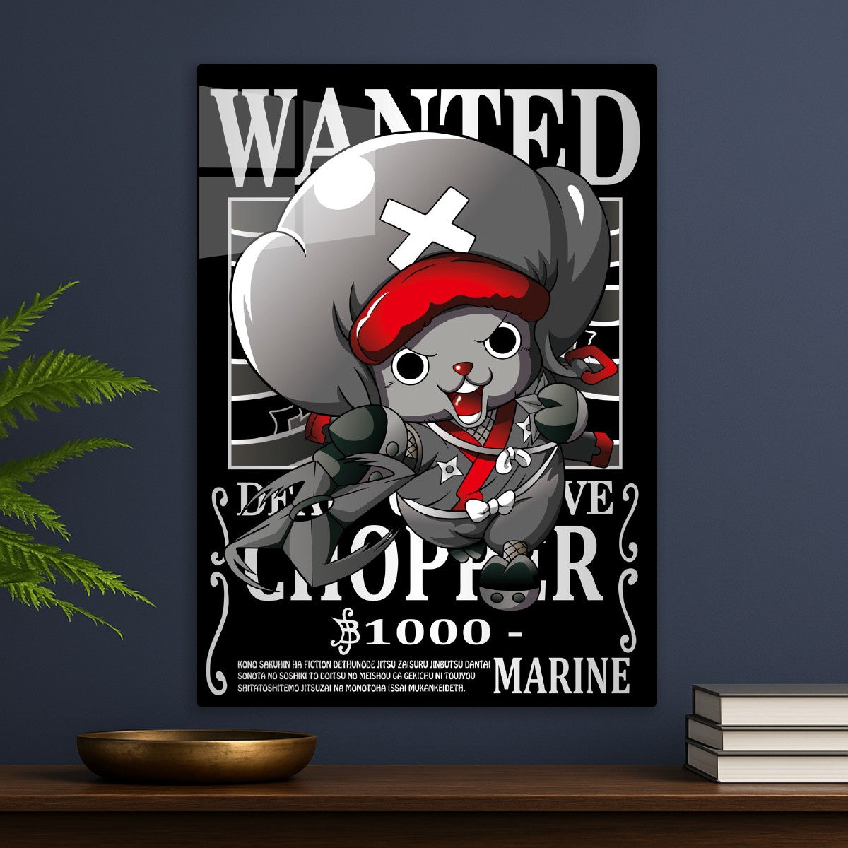 One Piece Chopper Wanted Poster