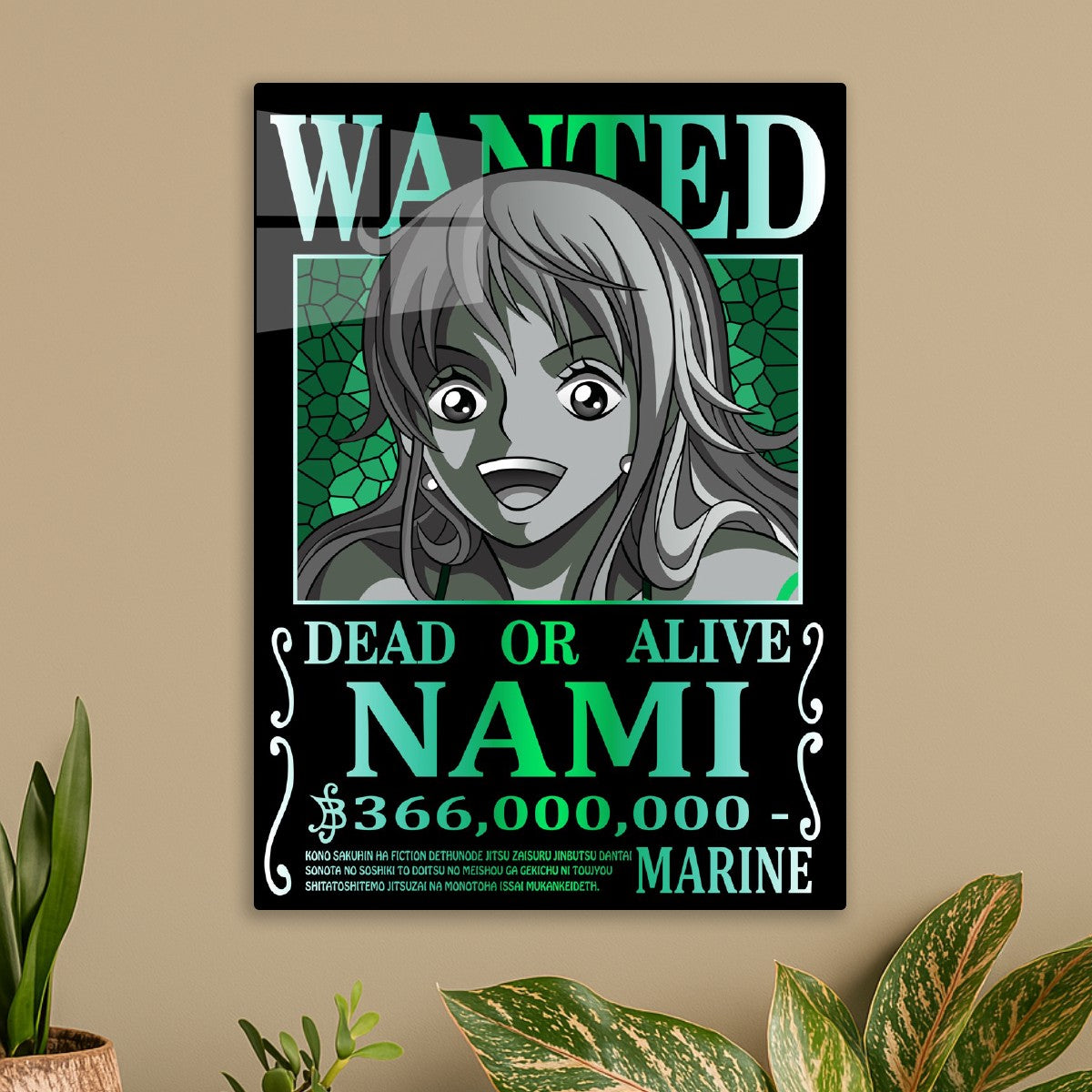 One Piece Wanted Poster