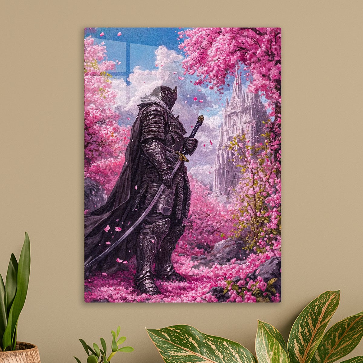 Black knight and castle