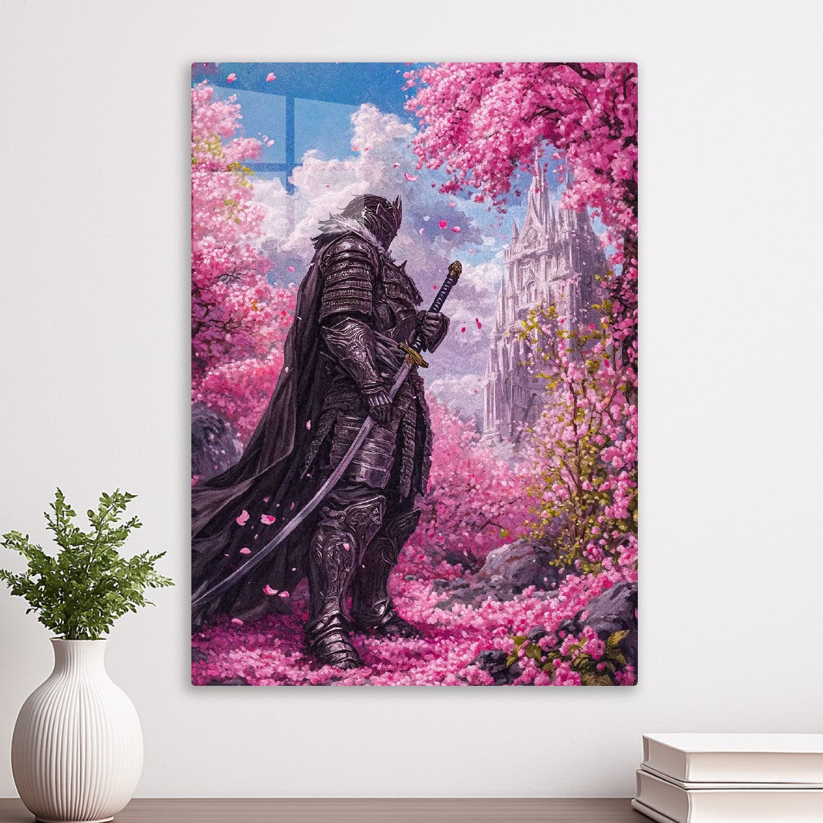 Black knight and castle