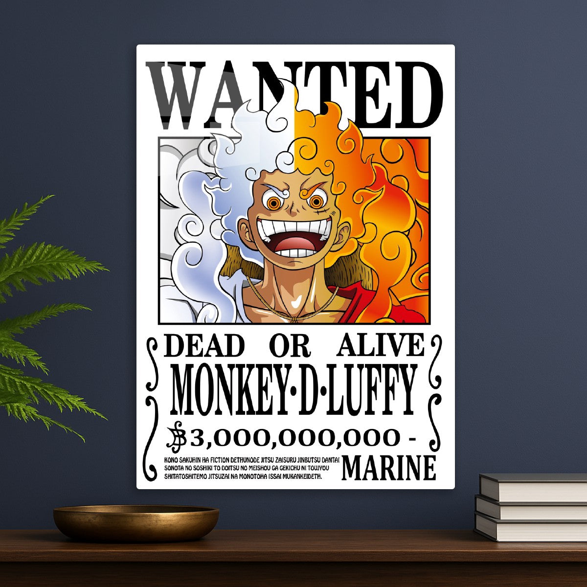 One Piece Monkey D Luffy Wanted