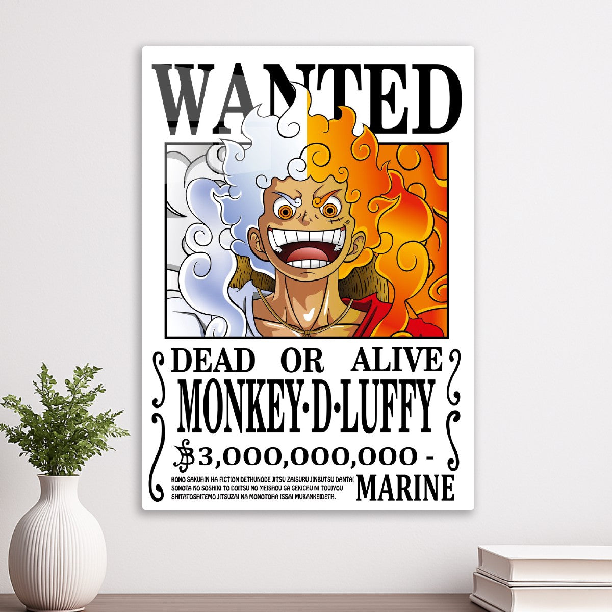 One Piece Monkey D Luffy Wanted