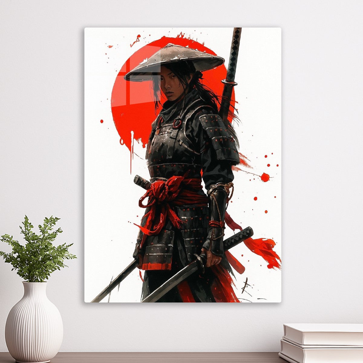 Lady Samurai Walking Alley