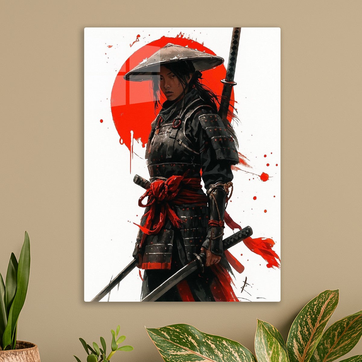 Lady Samurai Walking Alley