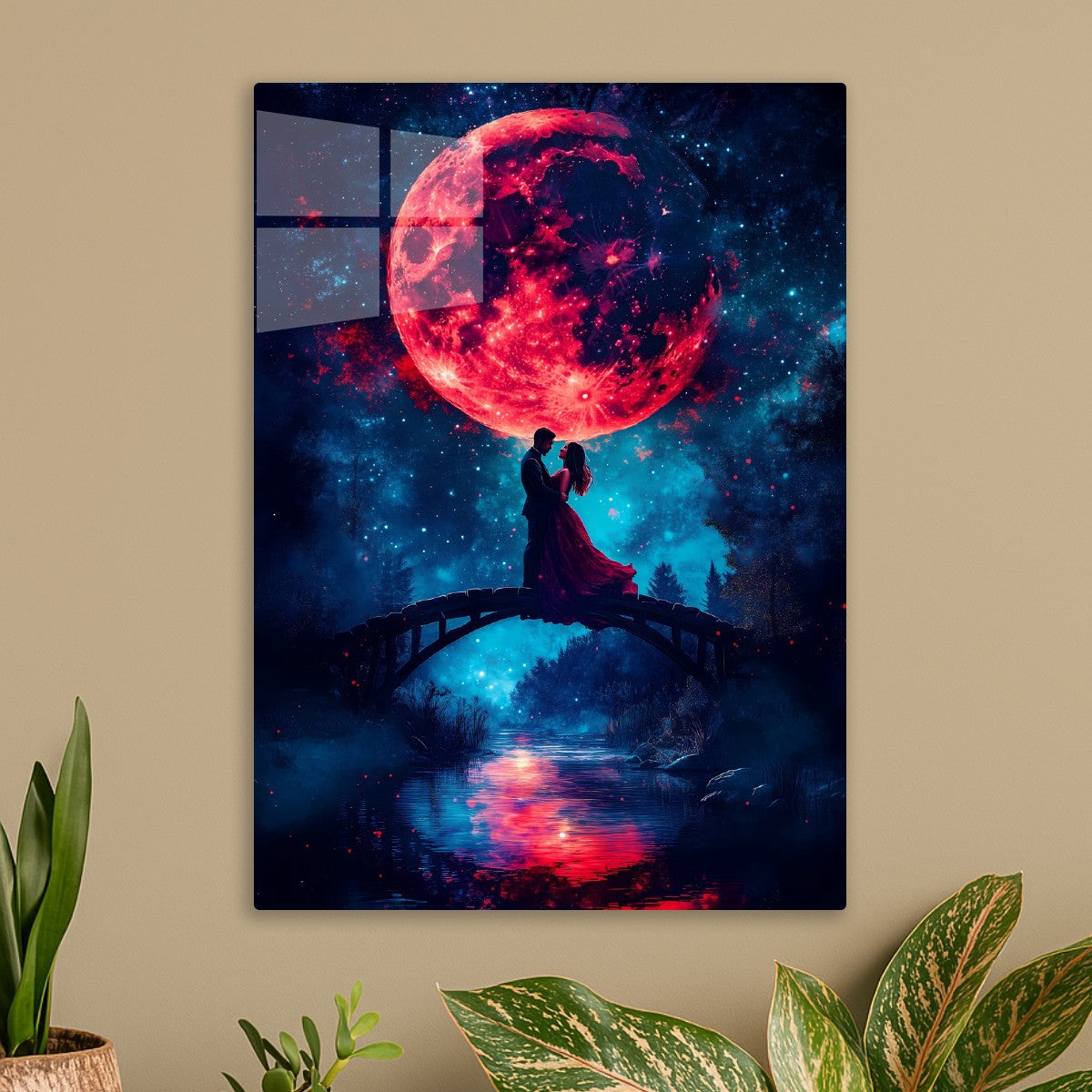 Lovers Under the Crimson Moon