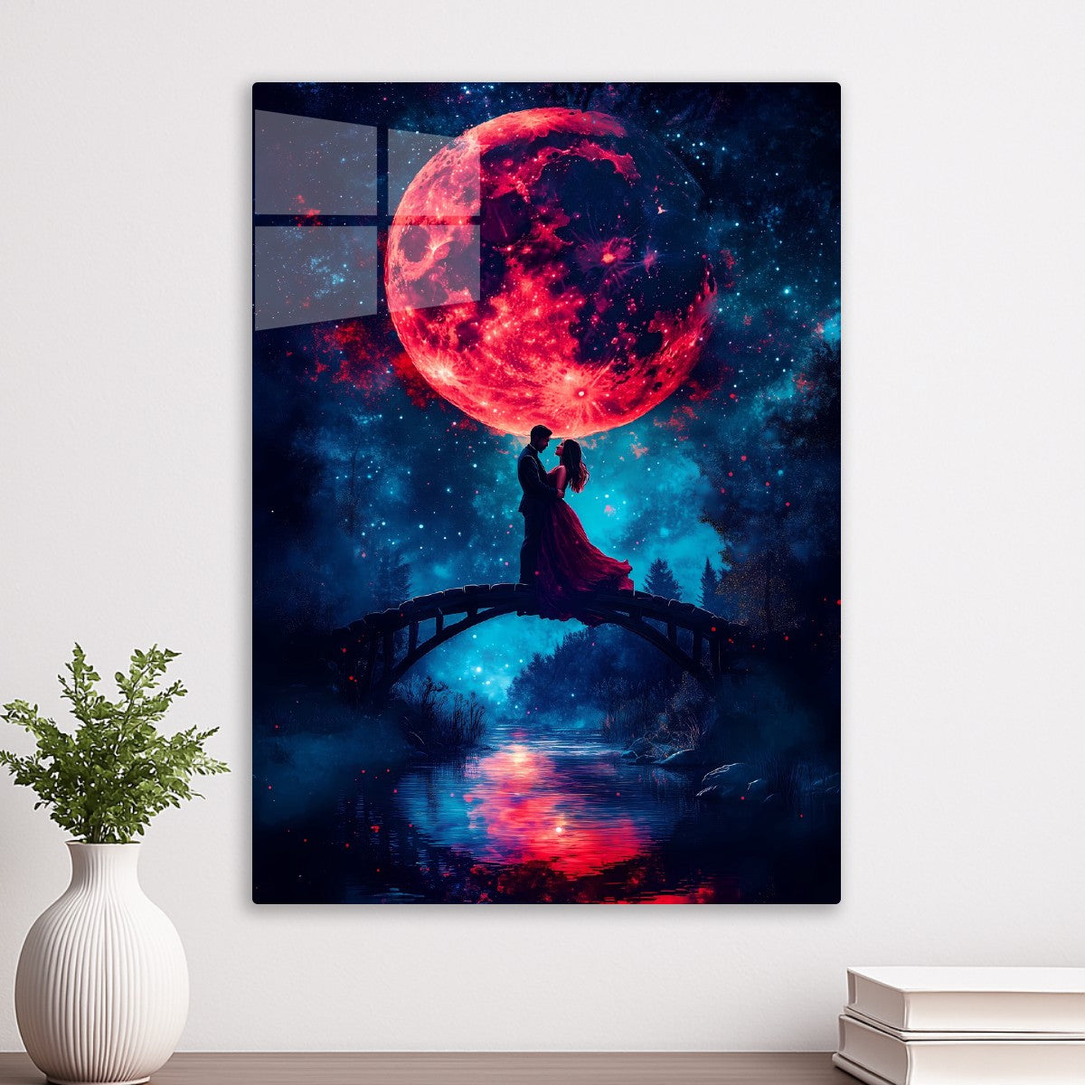 Lovers Under the Crimson Moon