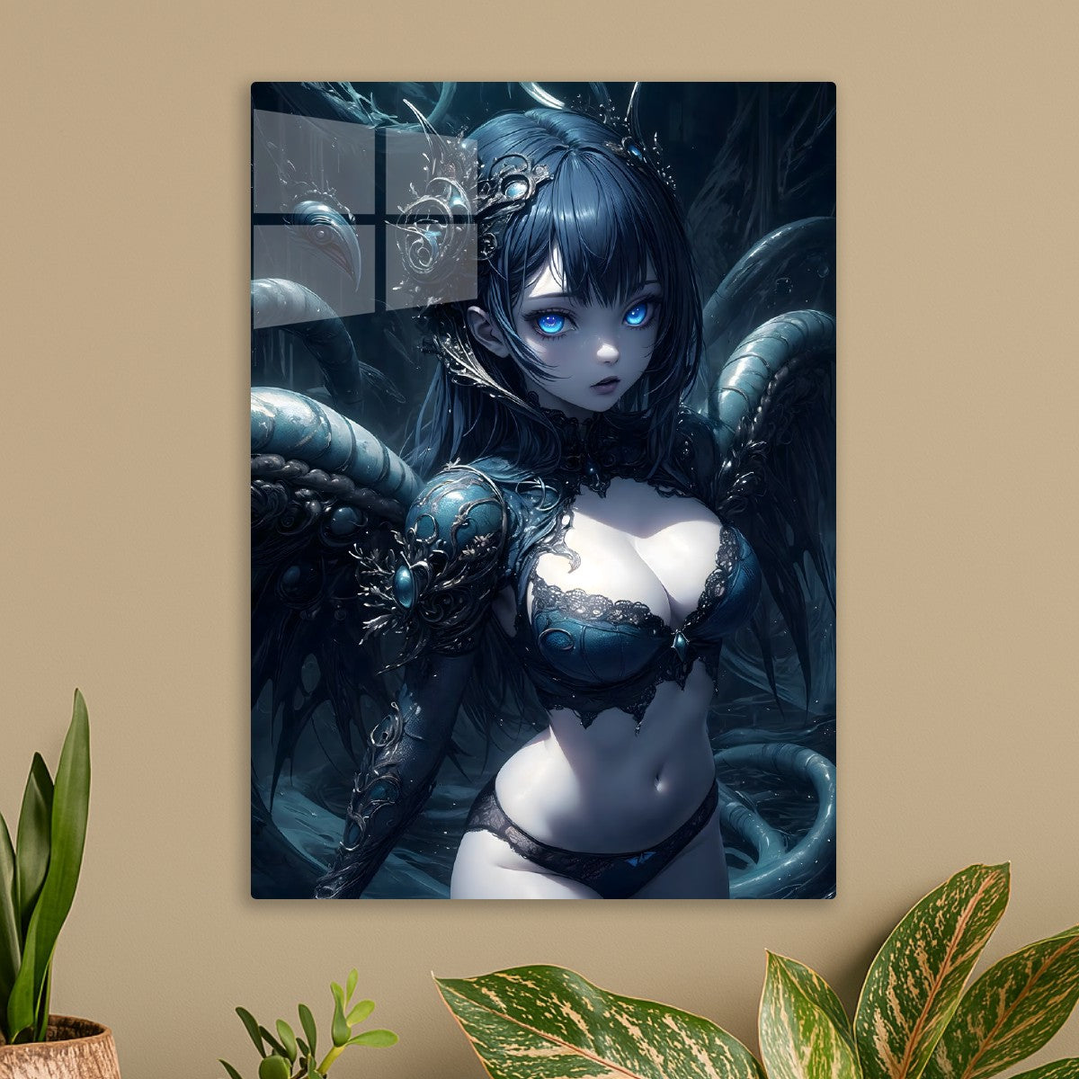 Enigmatic Winged Sorceress