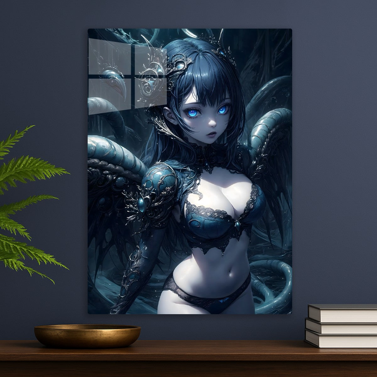 Enigmatic Winged Sorceress