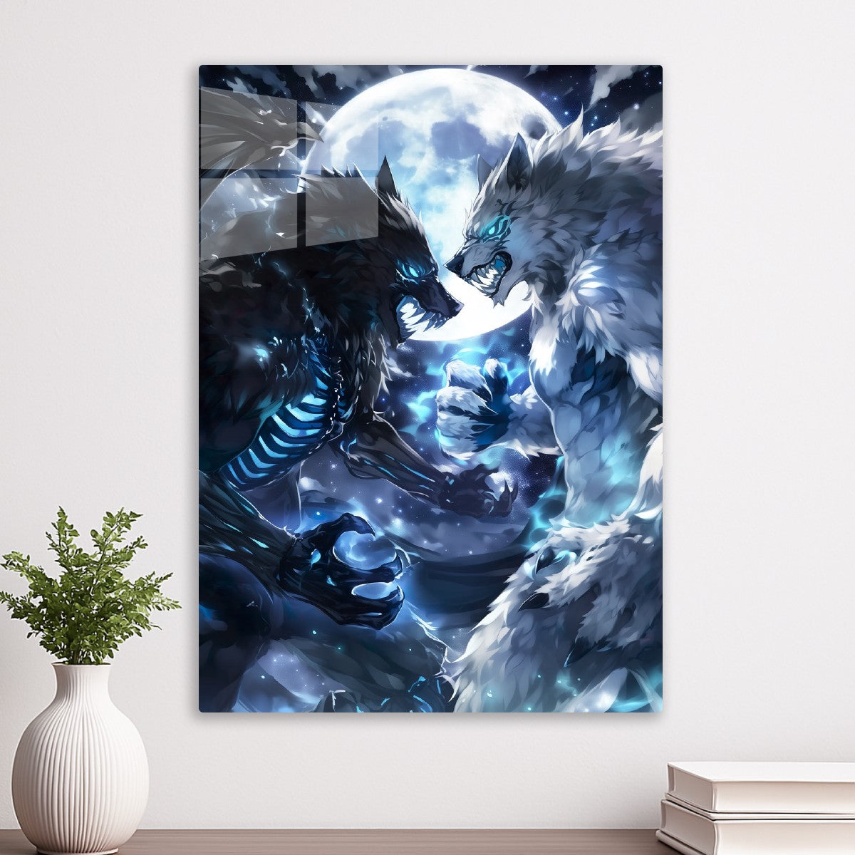 Moonlit Clash of Titans