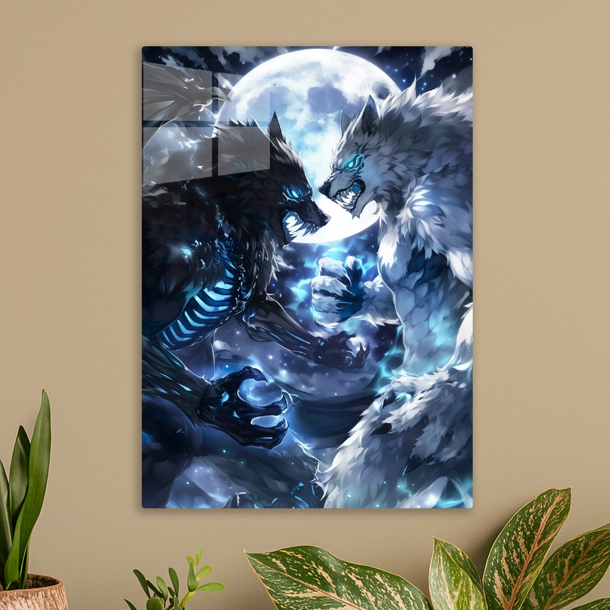 Moonlit Clash of Titans