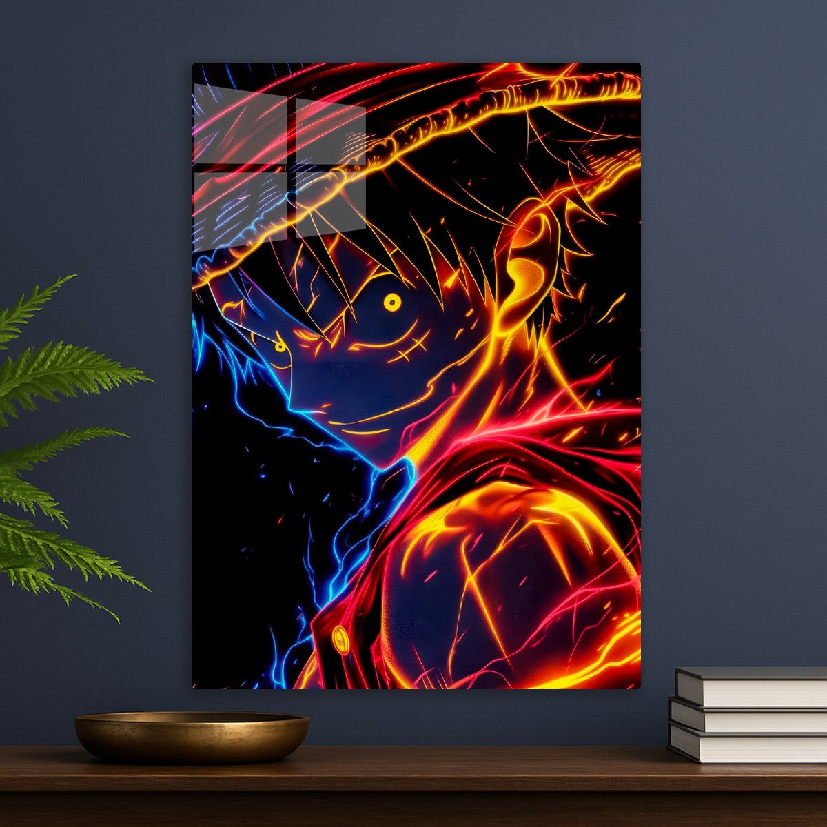 Luffy Glowing Shadow Art