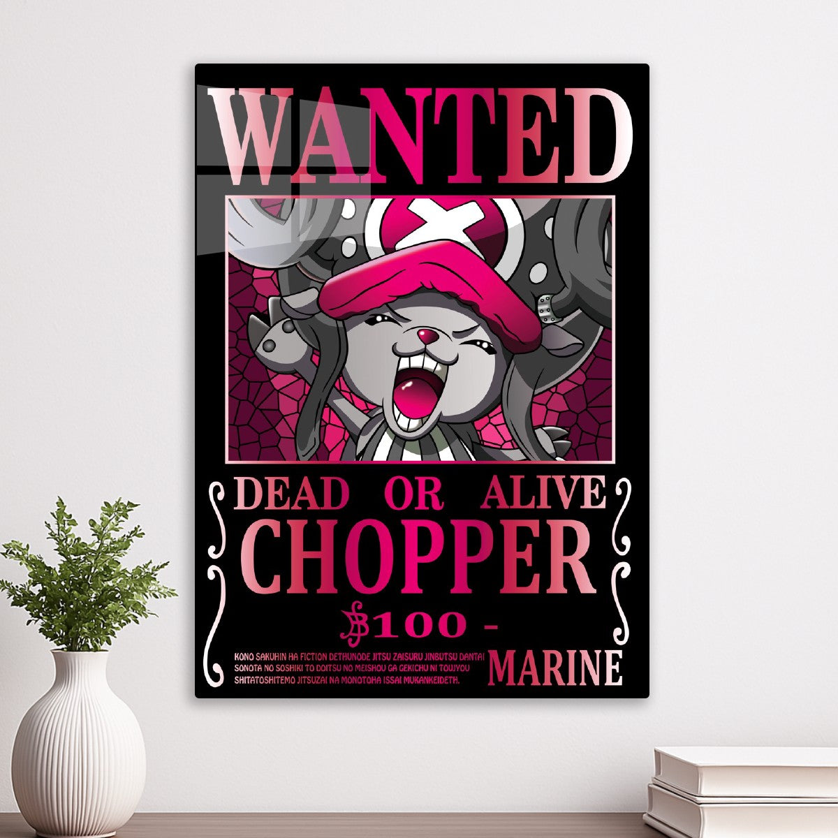 One Piece Chopper Wanted Poster