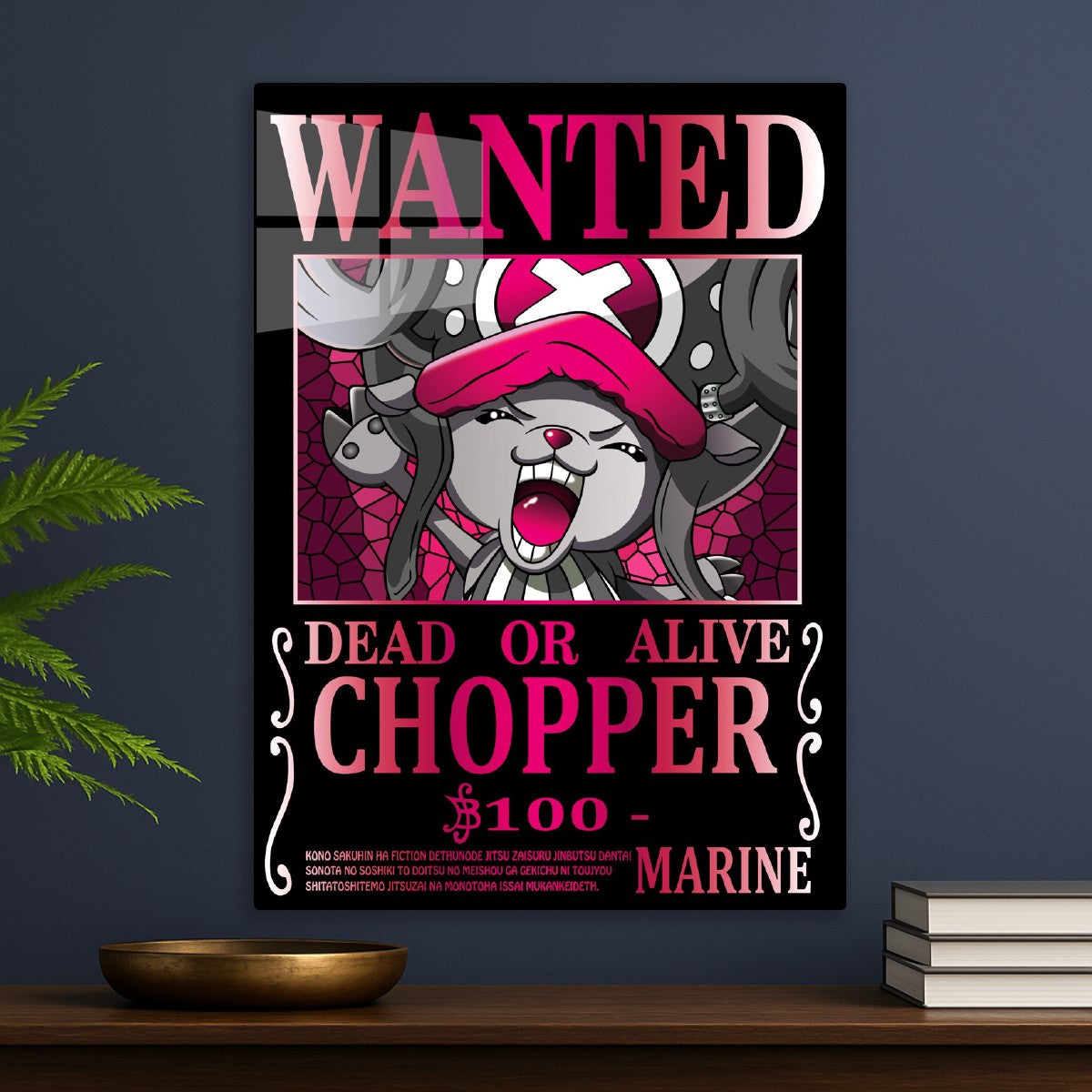 One Piece Chopper Wanted Poster