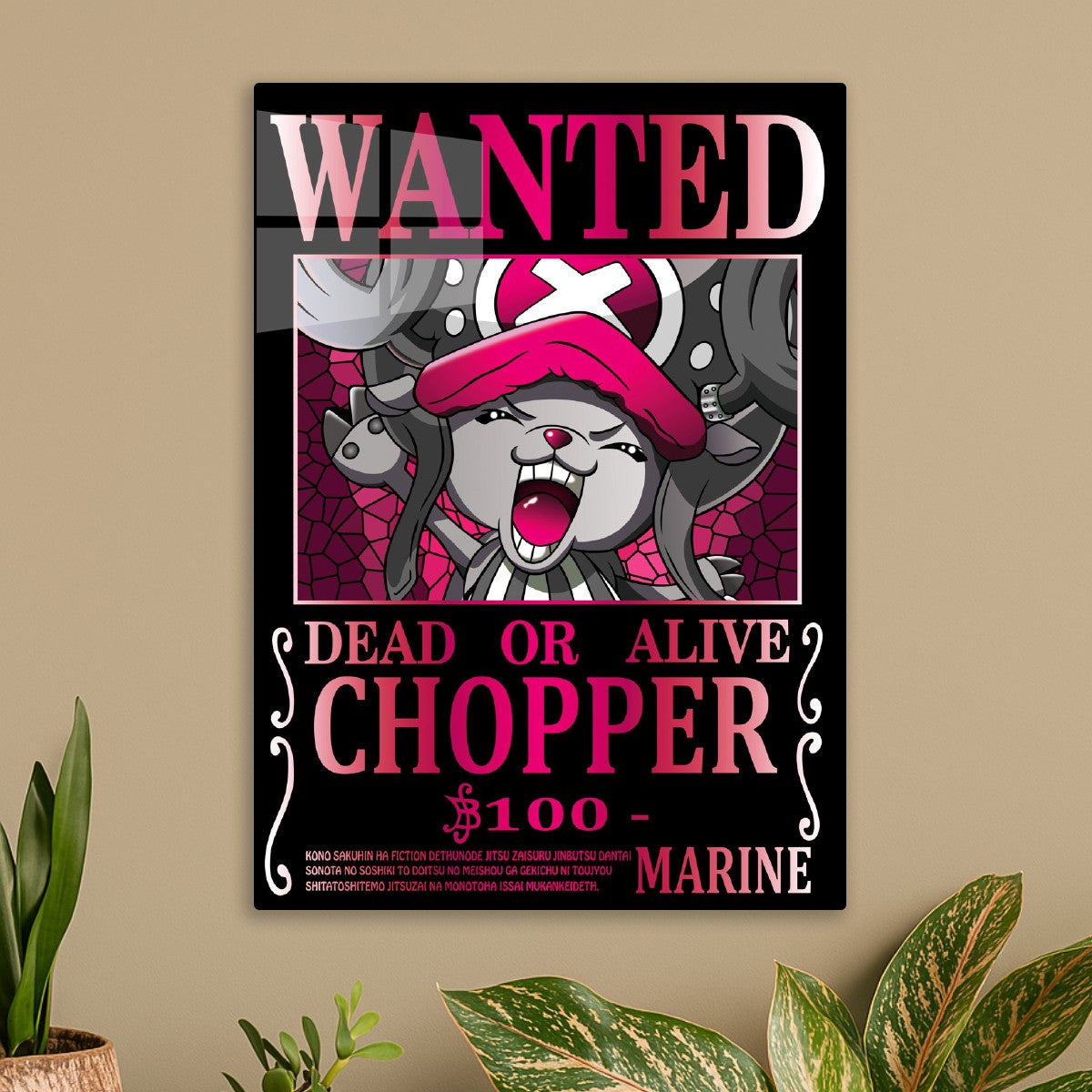 One Piece Chopper Wanted Poster