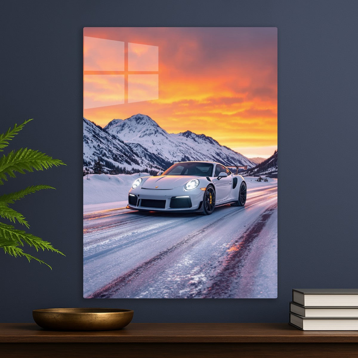 Porsche 911 GT3 RS on a Snowy 