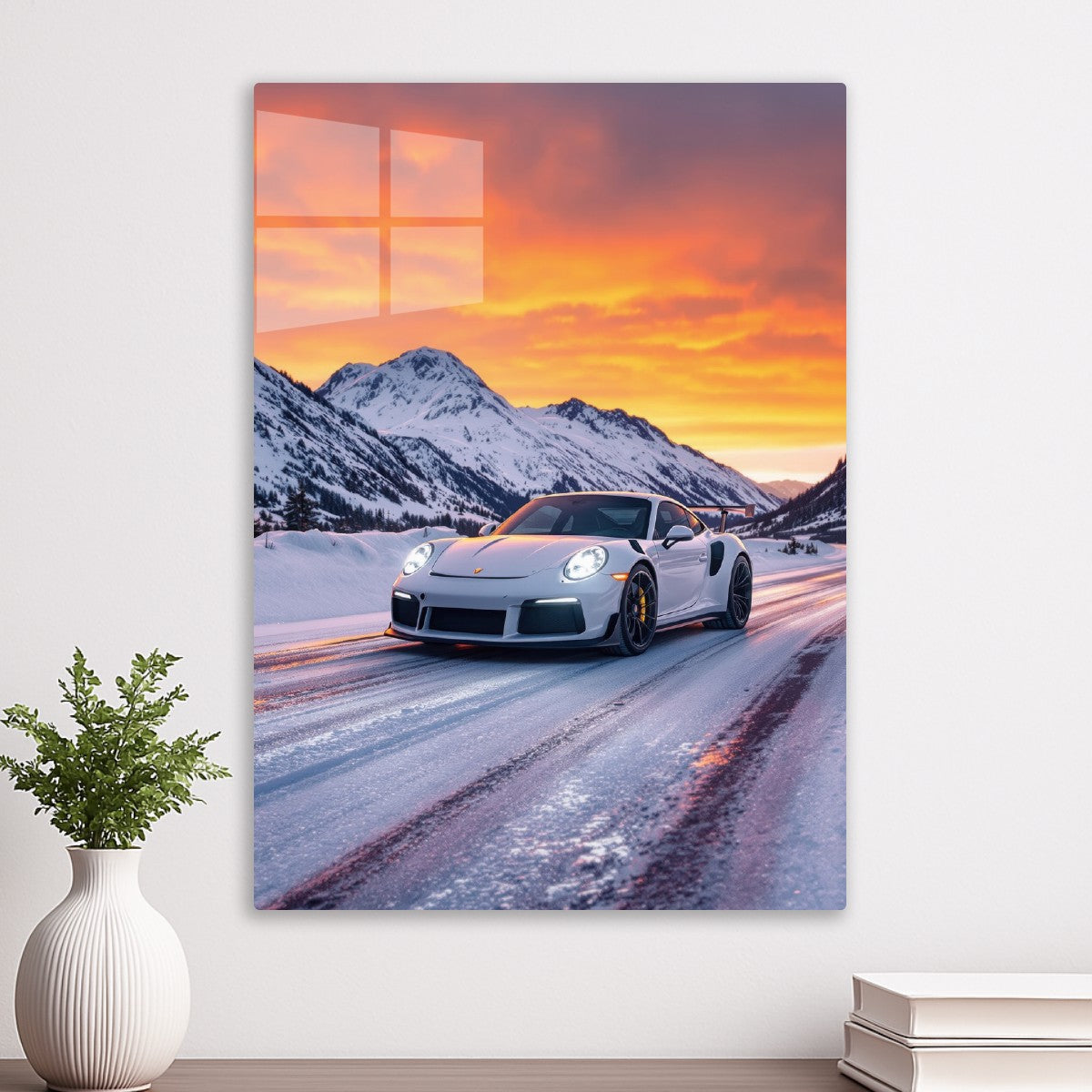 Porsche 911 GT3 RS on a Snowy 