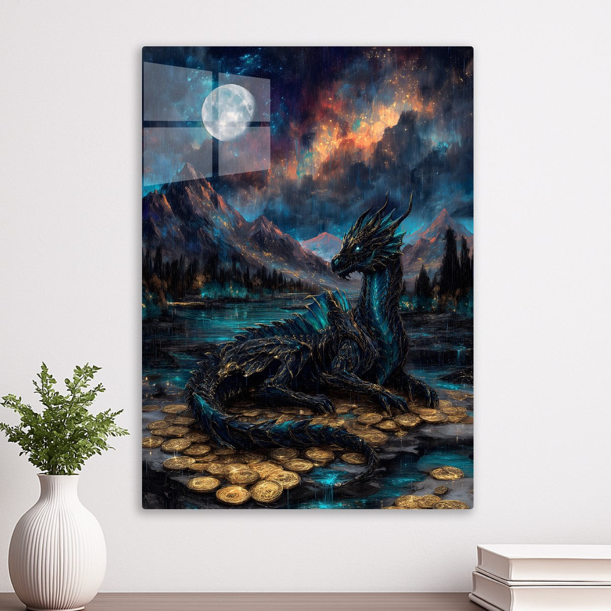 Moonlit Dragon's Treasure