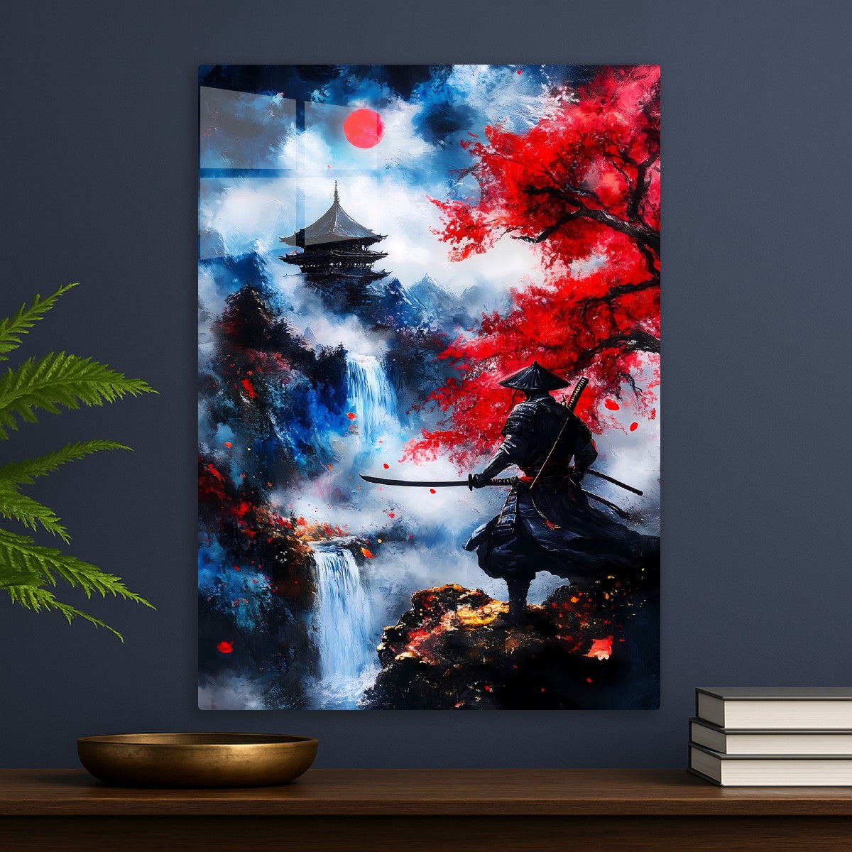 Samurai's Tranquil Vigil