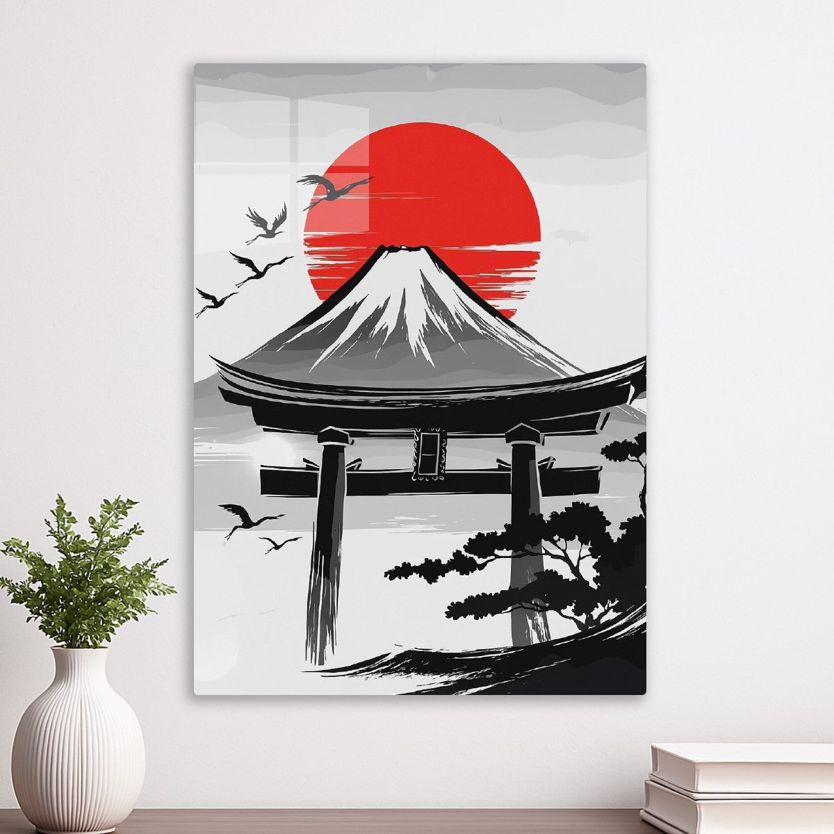 The Peaceful Sky of Japan