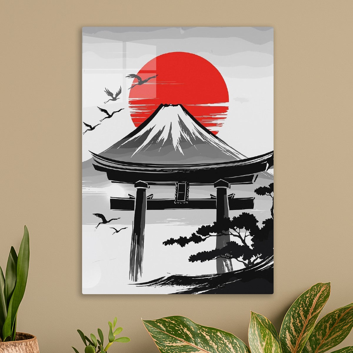 The Peaceful Sky of Japan