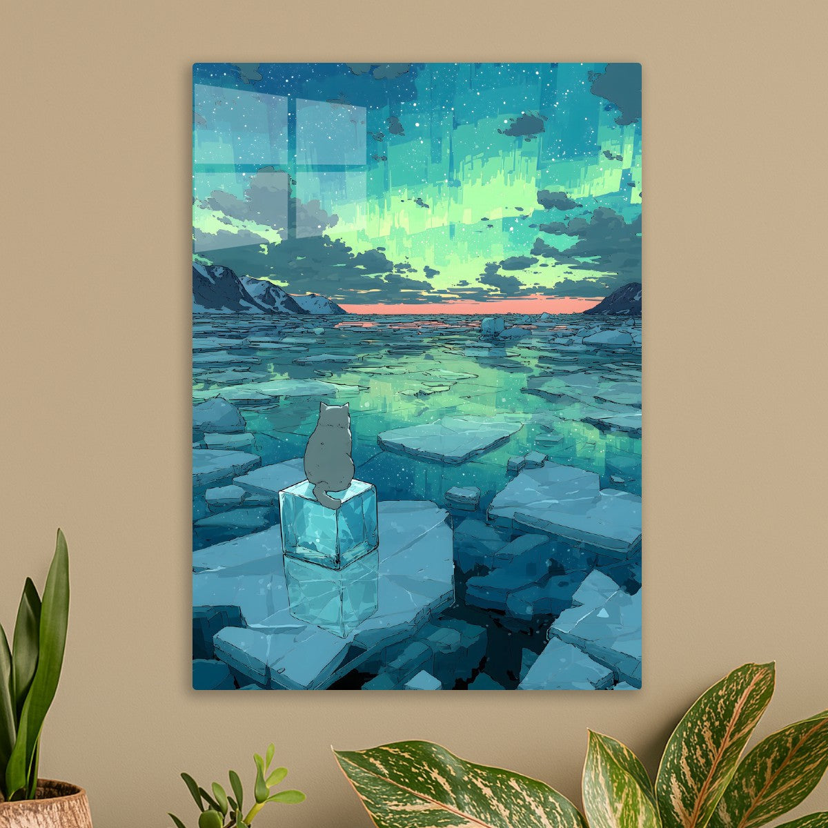 Northern Lights Reflection