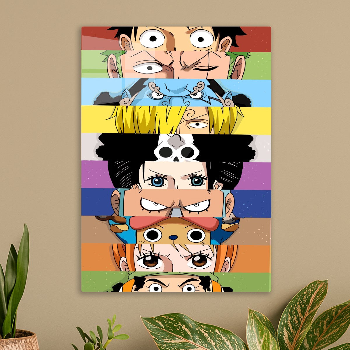 Minimalist  Straw Hat Pirates , One Piece Silhouettes