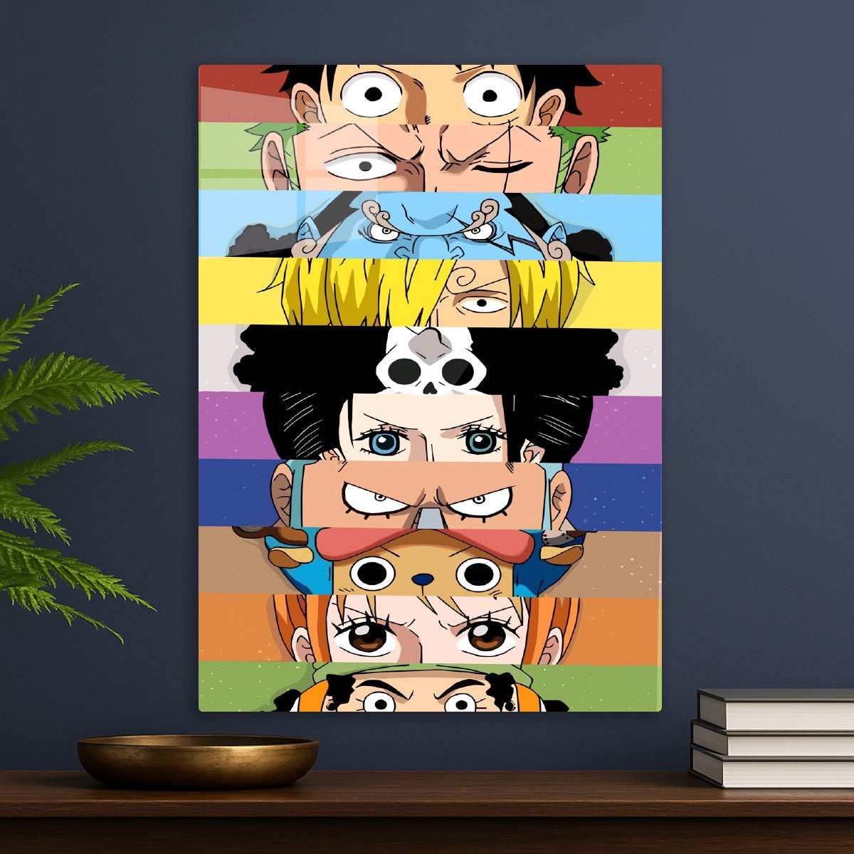 Minimalist  Straw Hat Pirates , One Piece Silhouettes