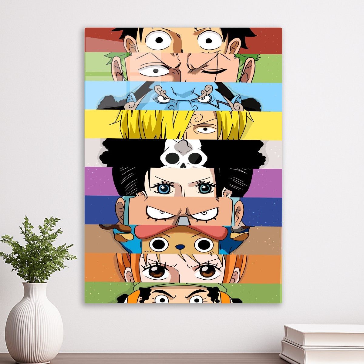 Minimalist  Straw Hat Pirates , One Piece Silhouettes