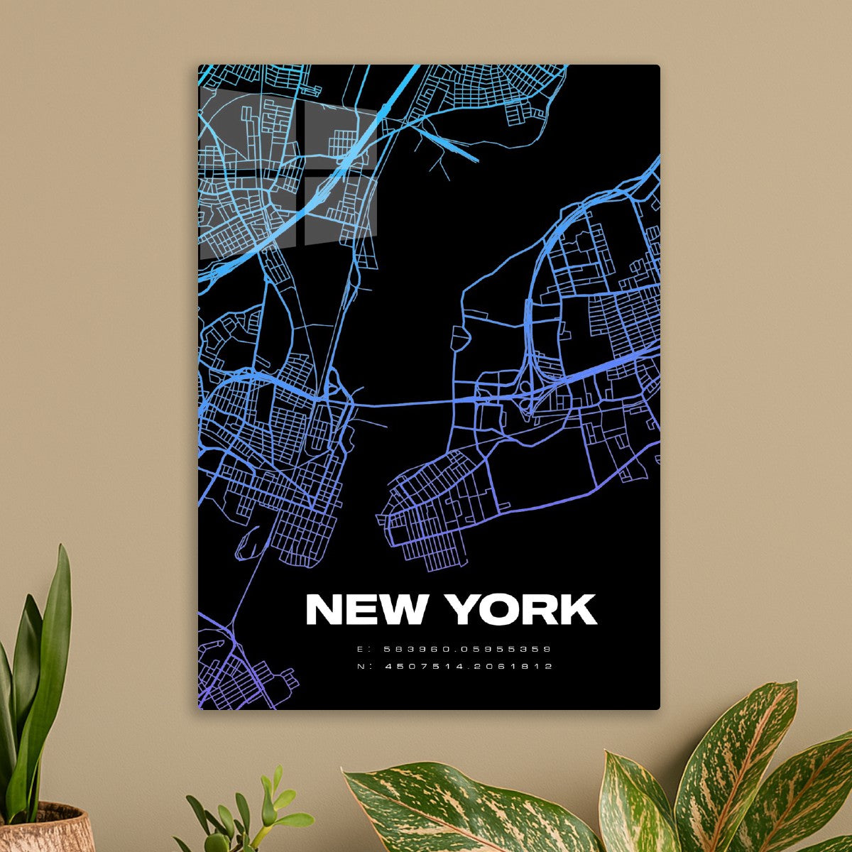 map New York