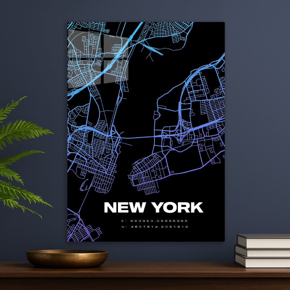 map New York