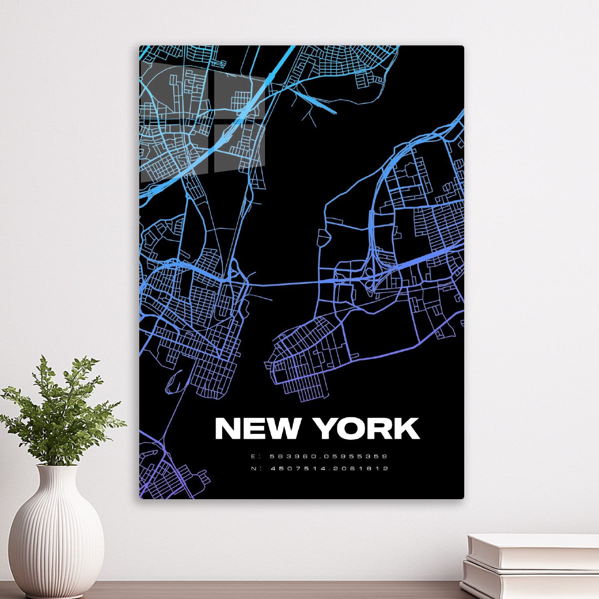 map New York