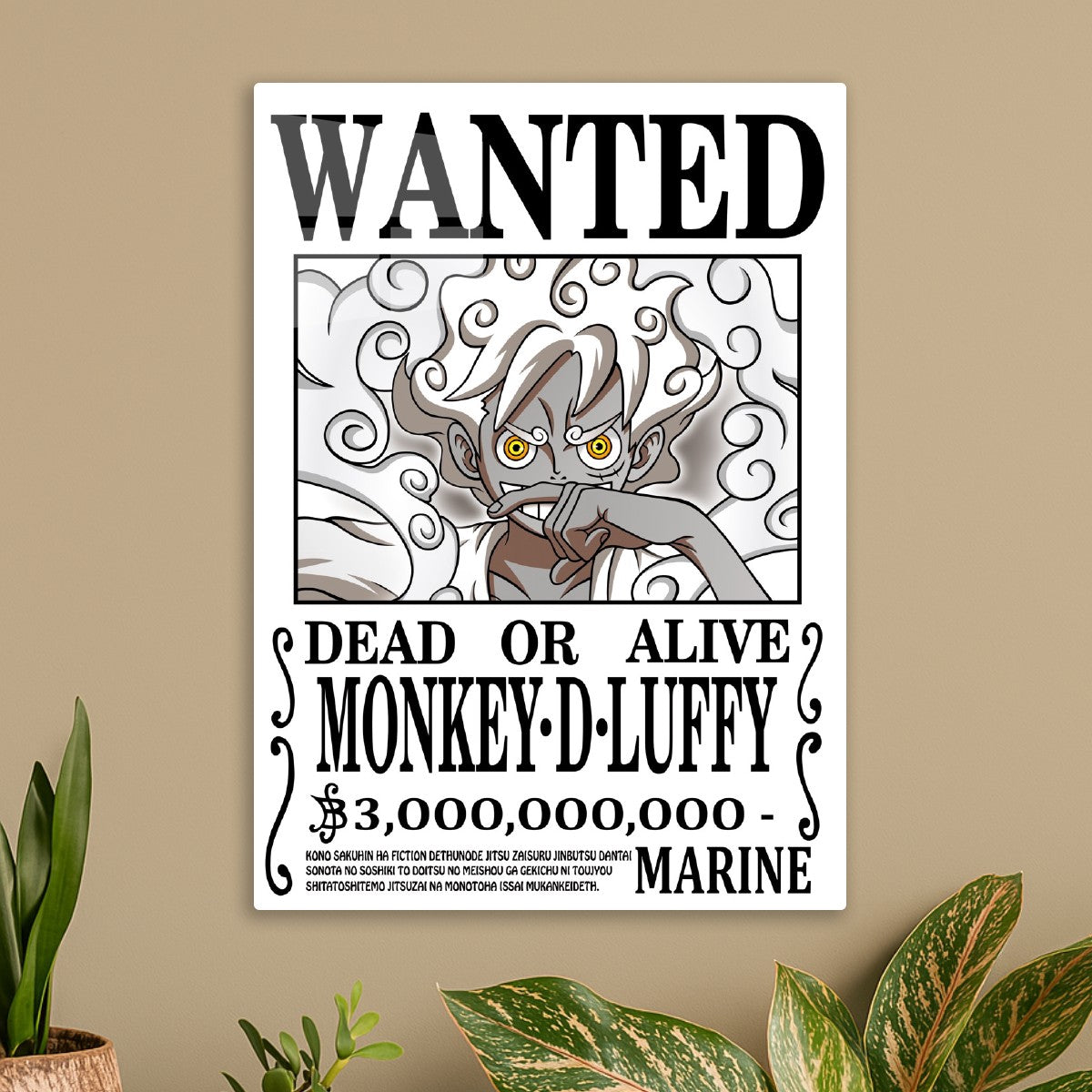 One Piece Luffy Wanted