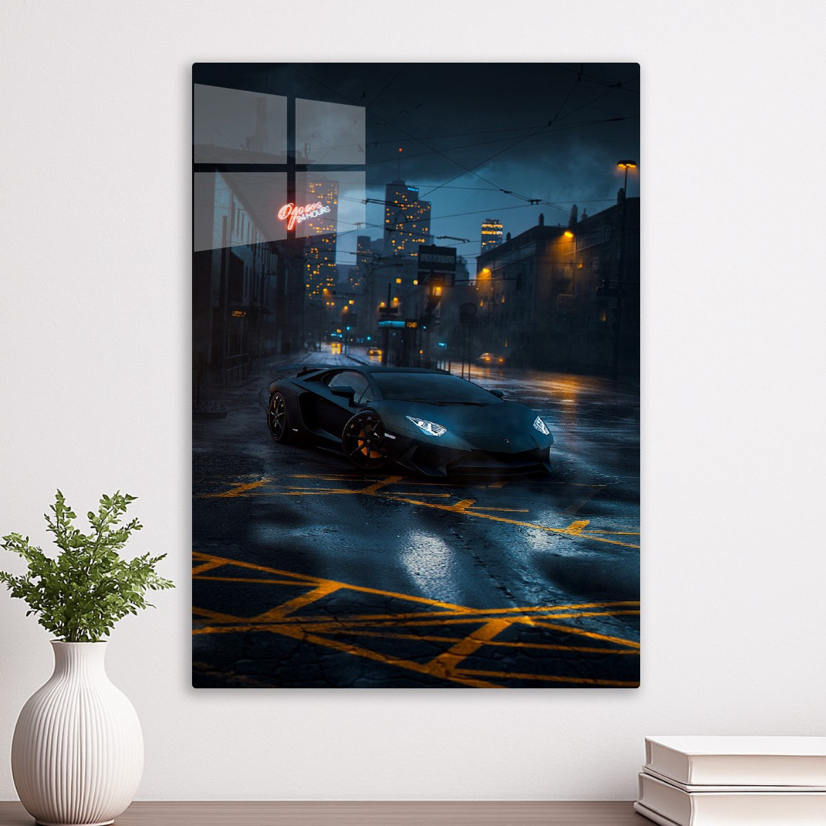 Aventador's Allure: A Night in