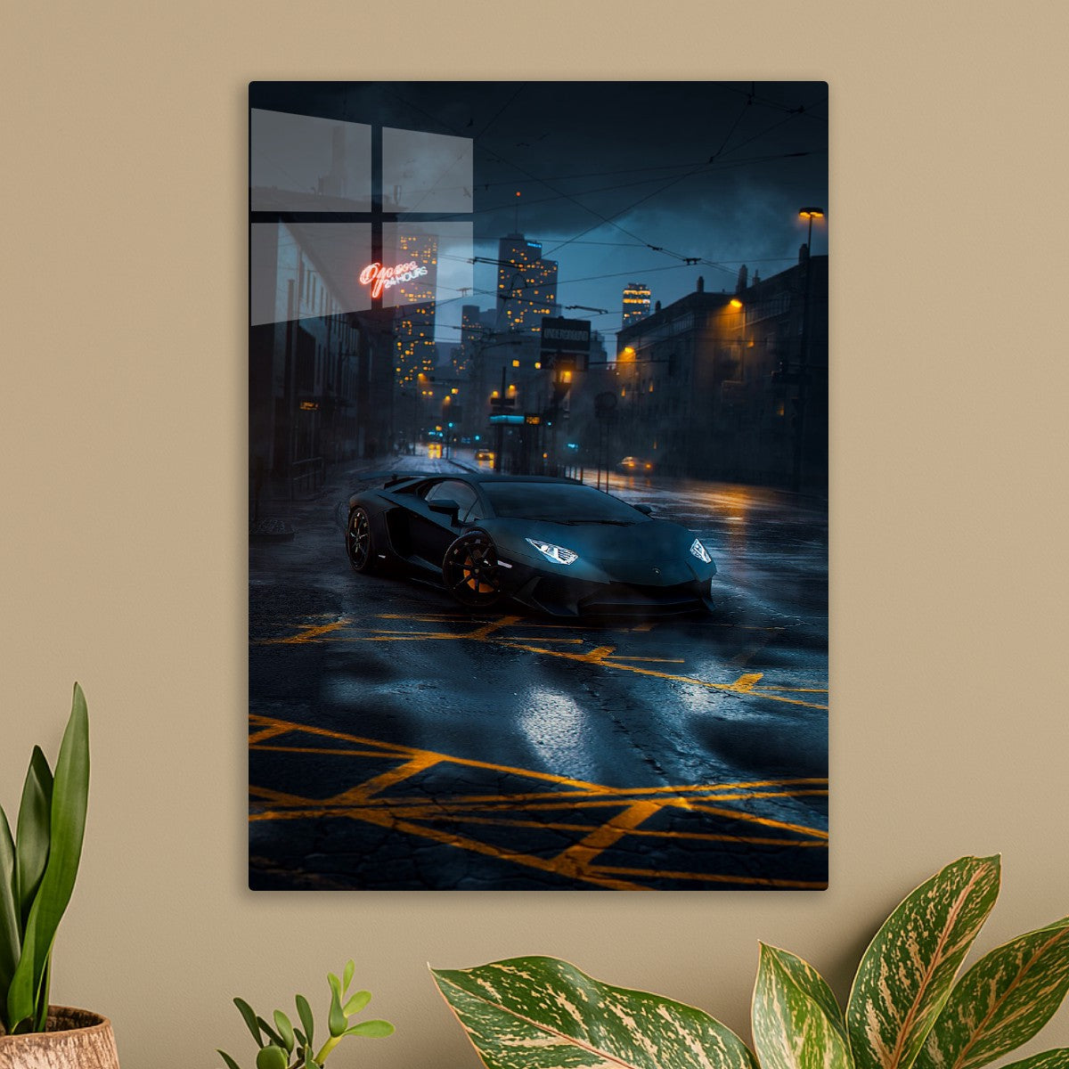 Aventador's Allure: A Night in