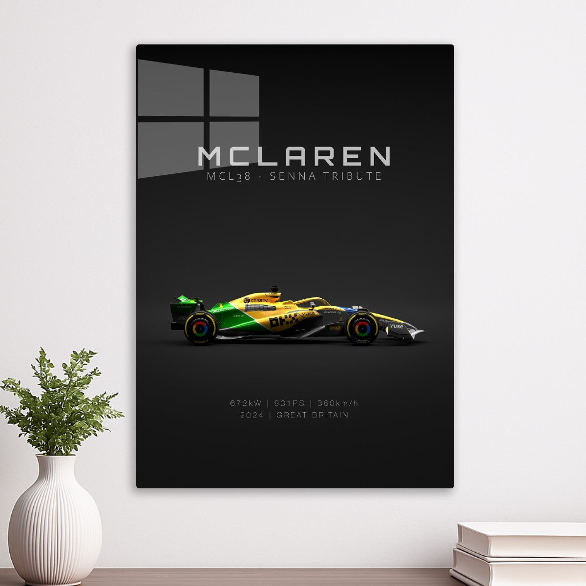 McLaren MCL-38 Senna Tribute