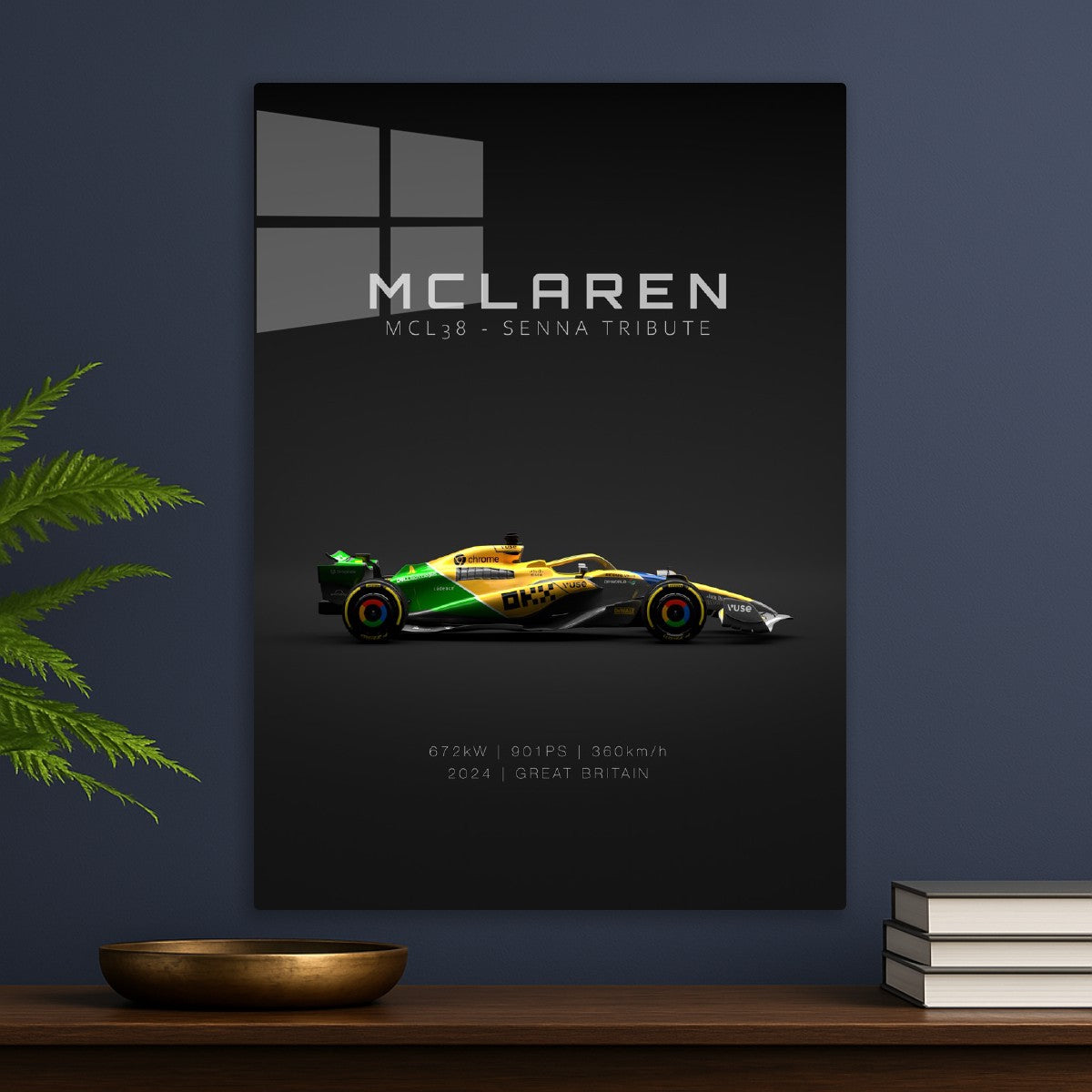 McLaren MCL-38 Senna Tribute