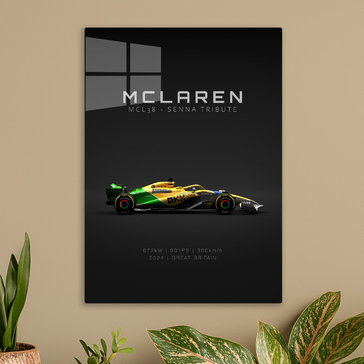 McLaren MCL-38 Senna Tribute