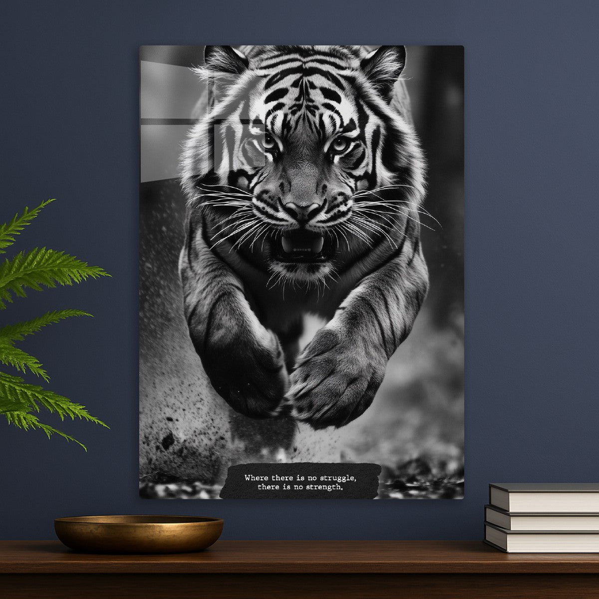 Monochrome Tiger Pounce