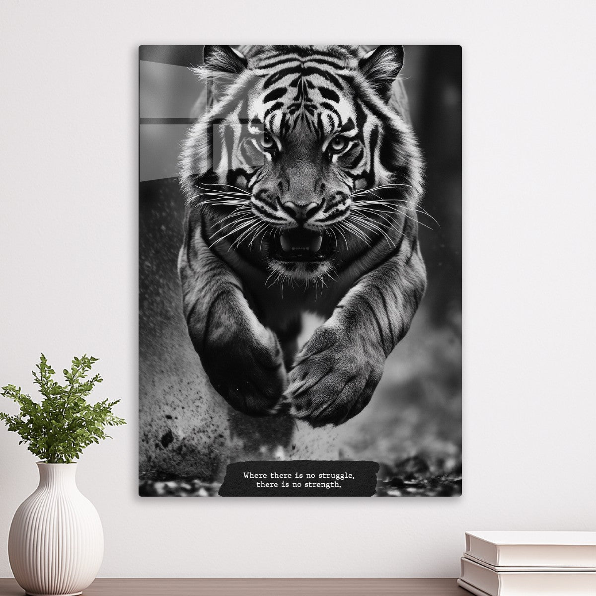 Monochrome Tiger Pounce