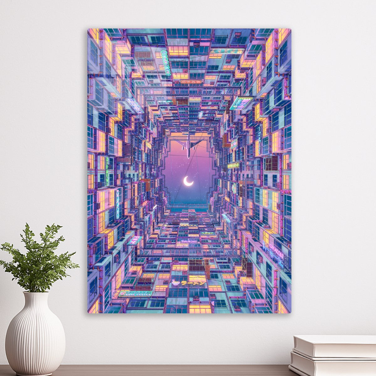 Lofi Skyscraper Moon