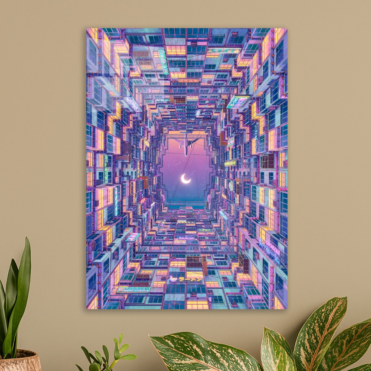 Lofi Skyscraper Moon