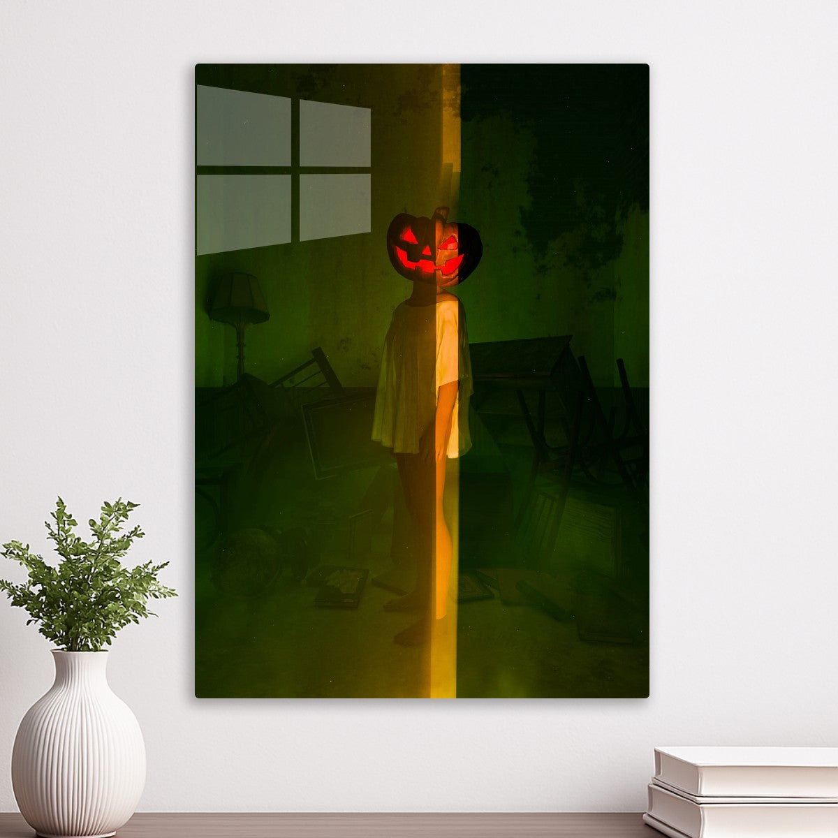 Split Identity Jack-o'-Lantern