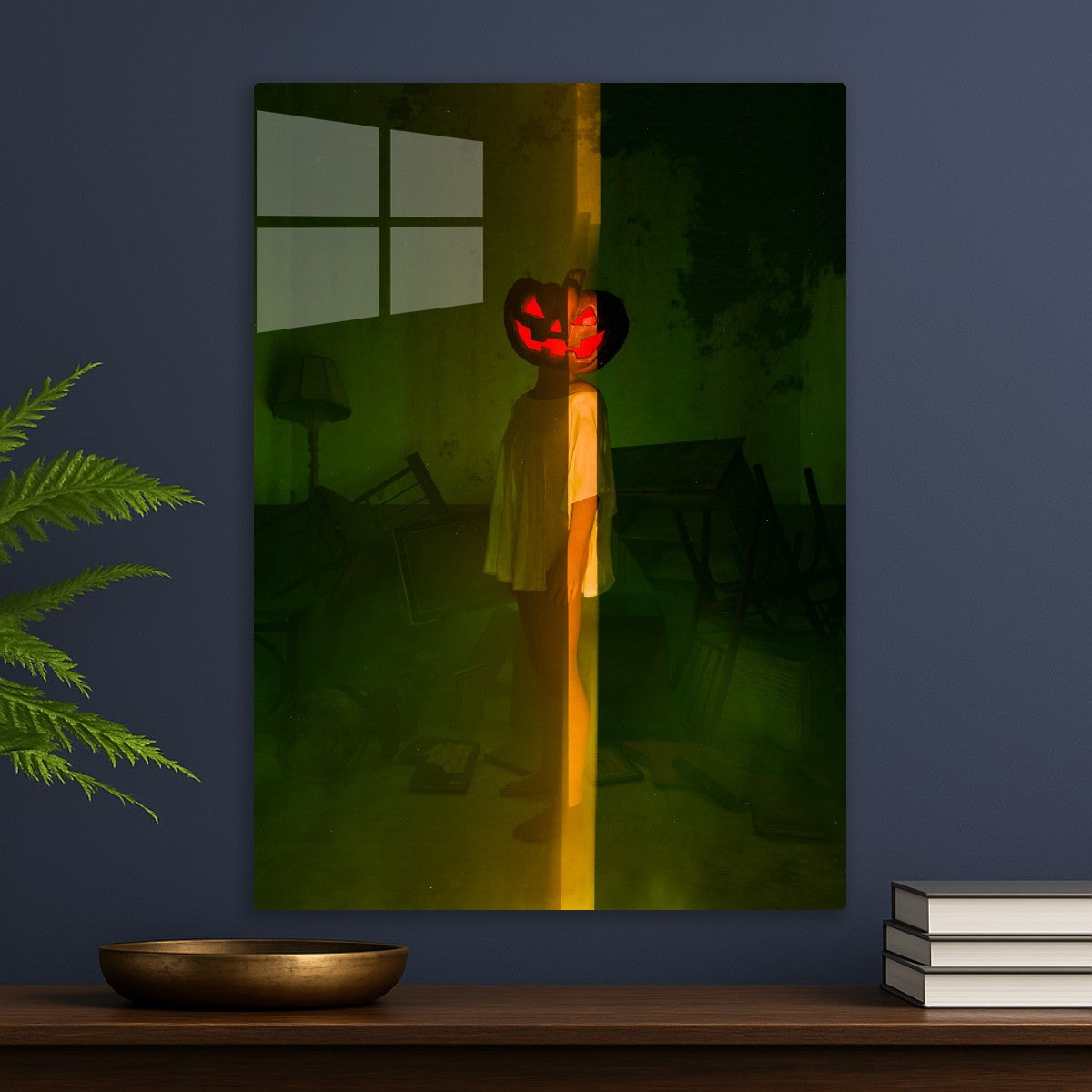 Split Identity Jack-o'-Lantern