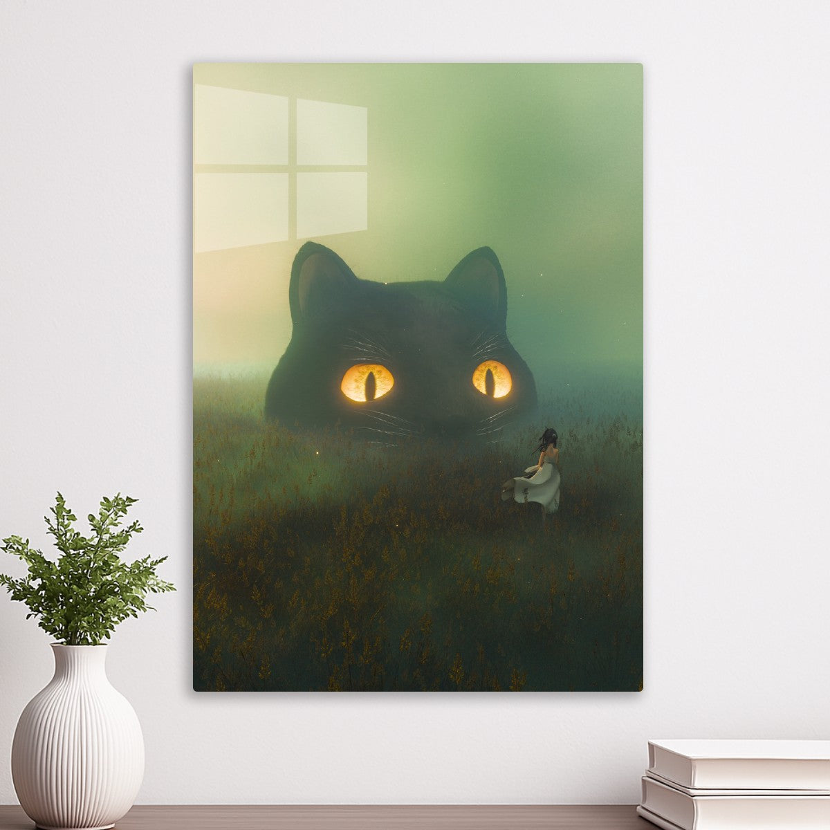 The Gaze of the Giant Cat